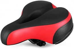 Hmmsnzy Mountain Bike Seat Professional Soft Bike Saddle， 2021 Mountain Bike Bicycle Road Bike Cushion Soft Thickened Widened Breathable Silicone Reflective Big Butt Bike Cushion, a Bicycle Saddle for MTB, Spinning Bikes