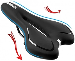 Hmmsnzy Mountain Bike Seat Professional Soft Bike Saddle， Bicycle Seats for Men And Women, Comfortable Bicycle Seats, Universal Wide Bicycle Saddles with Shock-Absorbing Rubber And Mounting Tools, c Bicycle Saddle for MTB, Spinn