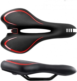 Hmmsnzy Mountain Bike Seat Professional Soft Bike Saddle， Comfortable Men's And Women's Bicycle Seats, Wide Bicycle Saddle Cushions with Tail Lights, Waterproof, Double Spring Suspension, Soft And Breathable, a Bicycle Saddle fo