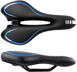 Hmmsnzy Mountain Bike Seat Professional Soft Bike Saddle， Comfortable Men's And Women's Bicycle Seats, Wide Bicycle Saddle Cushions with Tail Lights, Waterproof, Double Spring Suspension, Soft And Breathable, c Bicycle Saddle fo
