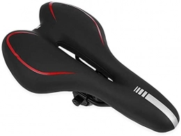 Hmmsnzy Mountain Bike Seat Professional Soft Bike Saddle， Shock-Absorbing Hollow Bicycle Cushion, Mountain Bike Cushion, Waterproof, Double Spring Suspension, Soft, Breathable, Universal, a Bicycle Saddle for MTB, Spinning Bikes