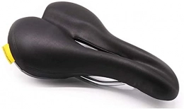 Hmmsnzy Mountain Bike Seat Professional Soft Bike Saddle， The Bicycle Saddle Is A Hollow And Breathable Straight Groove Guide, The Polyurethane Foam PU Leather Reinforced Shock Absorber Is Generally Suitable for Most Bicycles B