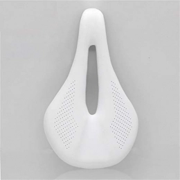PUJUFANG-PHONE CASE Spares PUJUFANG-PHONE CASE Carbon Fiber Saddle Bicycle Saddle Road MTB Mountain Bike Saddle For TT Triathlon Timetrail PU+Comfort Races Cycling Seat Power (Color : White 143mm)