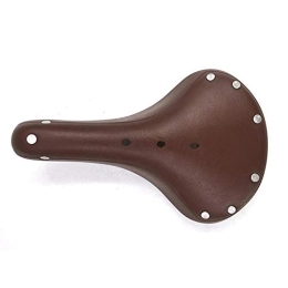 PUJUFANG-PHONE CASE Spares PUJUFANG-PHONE CASE Mountain Bike Saddle Retro Damping Breathable Cycling Seat Skidproof Road MTB Saddle Classic Cushion Bicycle Saddle (Color : Brown)