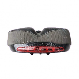 PZXY Spares PZXY Bicycle seat Mountain bike hollow thickened with tail light cushion saddle 260 * 165mm