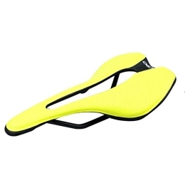 QFWN Spares QFWN 2020 New Bicycle Saddle comfort road MTB mountain Bike cycling saddle seat cu (Color : Yellow)