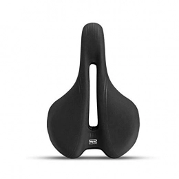 Qiaoxianpo01 Spares Qiaoxianpo01 Bicycle Seat Cushion, Comfortable Bicycle Seat Cushion, Soft And Breathable Hollow Silicone Seat Cushion, Mountain Bike Seat, wear-resistant tensile PU