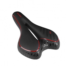 Qivor Spares Qivor Mountain Bike Bicycle Accessories Seat Cushion Seat Breathable And Comfortable Mountain Bike Road Bike Bicycle Seat Cushion (Color : Black red)