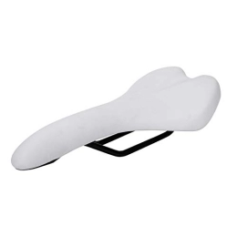 Qivor Spares Qivor White / Brown Mountain Road Bike Saddle Seat Comfortable Shockproof Cycling Bicycle Cushion For Road Bikes Or Fixed Gear Bicycles (Color : White)