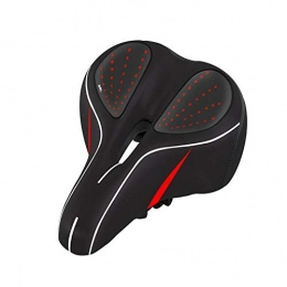 Qiyuezhuangshi01 Mountain Bike Seat Qiyuezhuangshi01 Bicycle Seat Cushion, Mountain Bike Seat Cushion, Soft And Comfortable Thick Silicone Bicycle Seat Cushion, Suitable For All Kinds Of Bicycle Seats, built-in silicone