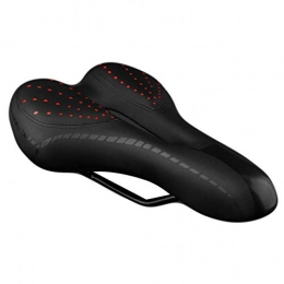 QLZDQ Mountain Bike Seat QLZDQ Sports Style Bicycle Saddle Bike Seat Hollow Health Soft Comfort with Shock Absorber Suspension for Clamp Ring Seat Tube Two-track Seat Tube Men