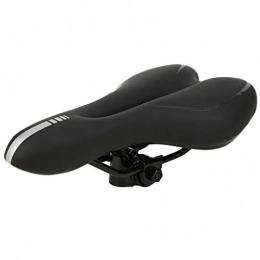 Qqmora Spares Qqmora Breathable Mountain Bicycle Saddle Universal, for Mountain Bike Bicycle(Racing silicone black)
