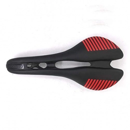 QSCTYG Mountain Bike Seat QSCTYG Bicycle Seat Bicycle Carbon Saddle Mtb Comfort Full Carbon Fiber Bike Seat Accessories Spare Parts For Bicycle Saddle bicycle saddle (Color : Red line)