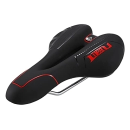 QUQU Spares QUQU bike seat Bicycle Saddle Soft Comfortable Breathable Cushion MTB Mountain Bike Saddle Skidproof Silicone Cycling Seat (Color : Red)