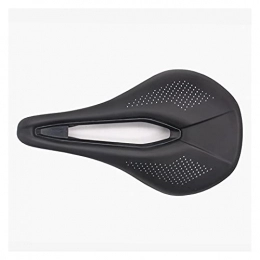 QWEP bicycle seat Triathlon Bicycle Saddle Mountain Road Racing Bike Saddles Wide PU Breathable Soft Seat Cushion Durable and easy to clean (Color : Black 1)