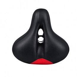 QWEQTYUKJ Mountain Bike Seat QWEQTYUKJ Bicycle seat Comfort softle waterproof bicycle saddle double spring designed with soft breathable fits most mountain exercise bikes