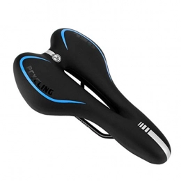 RatenKont Spares RatenKont Bicycle Saddle MTB Mountain Bike Bicycle Cycling Silicone Non-Slip Saddle Seat Gel Cushion Seat Super Soft Wide Saddle BLUE