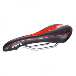 RatenKont Spares RatenKont Bicycle Saddle Soft Comfortable Hollow Cycling Seat Breathable City Bike Big Cushion Thicken Wide Bike Red