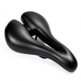 RBS Spares RBS-Bicycle seat Super Breathable Comfortable Bike Saddle Padded Cycling Seat Cushion With Long Soft Nose Design For Road Bike And Mountain Bike (Color : Black)