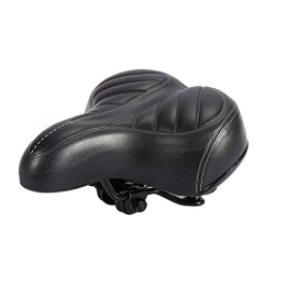 Relaxbx Spares Relaxbx Oversized Comfort Bike Seat, Comfortable Extra Wide Soft Foam Padded Shockproof Spring Mountain Road Bike Seat Comfortable Cycling Seat Pad
