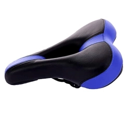 RENBING Mountain Bike Seat RENBING Mountain Bike Seat Cushion, Thickened Saddle, Ergonomic Design Seat Cushion, Dirt Resistant, Breathable, for Mountain Bike (Color : Blue)