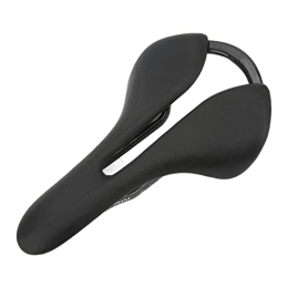RENGU Saddle, Comfortable Saddle in Microfiber Leather with Carbon Fiber Frame for Mountain Bikes