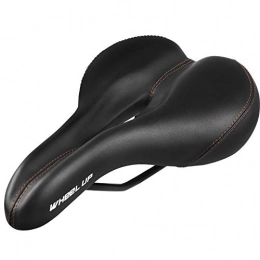 RIOGOO Mountain Bike Seat RIOGOO Bike Saddle Professional Mountain Bike Gel Saddle Bike Seat Cushion Pad Bicycle Saddle Shockproof Cycling Seat for Men Women Soft, Breathable, Extra Comfortable, Fit Most Bikes(Black)
