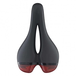 Bktmen Mountain Bike Seat Road Bicycle Cushion Bike Saddle For Man And Woman Cycling Seats Team Ultralight Hollow CR-MO Fixed Gear Track Bike Seat Bicycle seat (Color : Black Red)