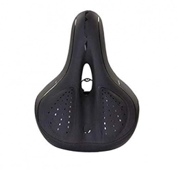 MxZas Mountain Bike Seat Road Mountain Bicycle Seat Breathable Saddle Soft Hollow Thickened Pad Cushion Cover Saddle Shock Absorber Ball Built-in silicone black Jzx-n
