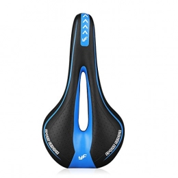 Robylin Professional Bicycle Saddle, Comfortable Bike seat Replacement with Central Relief Zone and Ergonomics Design for Mountain Bikes, Road Bikes, Trekking Bikes, Universal Exercise Bike,Blue