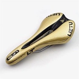 Roulle Mountain Bike Seat Roulle Bicycle Saddle MTB Mountain Bike Carbon Fiber Saddle Bicycle Bici Fitting GOLD-BLACK
