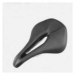 RUYGHYS Spares RUYGHYS Bike Seat Bikes Saddle Mountain Bike Hollow Cushion Microfiber Leather Cushion Silicone Cushion Chrome Molybdenum Steel Nylon Cushion (Color : Black, Size : Universal)