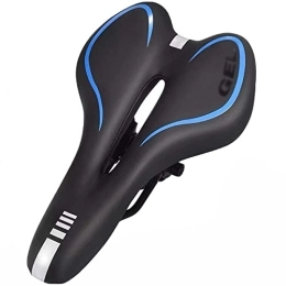 Rwlre Mountain Bike Seat Rwlre Racing Bicycle Saddle, Bicycle Saddle Gel Mtb Mountain Road Bike Seat Comfortable Soft Cycling Cushion Exercise Bike Saddle For Men And Women (Color : Blue, Size : 28cm*16cm)