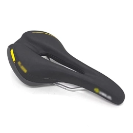 Rwlre Spares Rwlre Racing Bicycle Saddle, Bicycle Saddle Mtb Mountain Bike Saddle Comfortable Seat Cycling Super-Soft Cushion Seatstay Parts 298g Only (Color : Black, Size : 273x148mm)