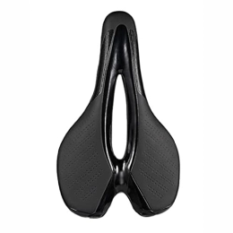Rwlre Mountain Bike Seat Rwlre Racing Bicycle Saddle, Bicycle Seat Mountain Bike Silicone Nylon Saddle Road Bike Saddle With Taillight Riding Equipment (Color : Black No Lights)