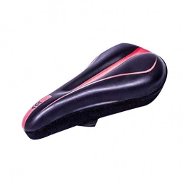 SAHWIN Spares SAHWIN® Gel Bike Saddle Cushion - Comfortable Bike Seats Breathable MTB Bicycle Seat Cover Pad for Road Bike Mountain Bike with Reflective Strips - Mens & Womens, Red