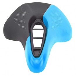 SALUTUYA Mountain Bike Seat SALUTUYA Wear-resistant Cycling Replacement Accessory High Strength Bicycle Saddle Breathable, Suitable for Mountain Bikes(Black blue)