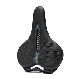 Samnuerly Mountain Bike Seat Samnuerly MTB Bike Saddle Breathable Big Butt Cushion Leather Surface Seat Mountain Bicycle Shock Absorbing Hollow Cushion Accessories