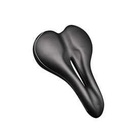 SAXTZDS Spares SAXTZDS KAIX SHOP Bicycle Seat Saddle Compatible With MTB Road Bike Silicone Mountain Bike Racing Saddles PU Leather Breathable Soft Comfortable Cushion (Color : Black)