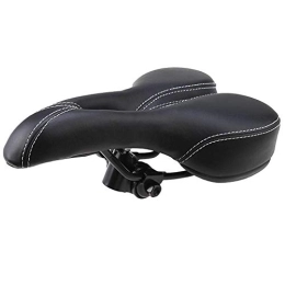 SDGDFXCHN Bike Seat, Upholstered Bicycle Seat Cushion Comfortable Bicycle Saddle for MTB Mountain Bike/Exercise Bike/Road Bike