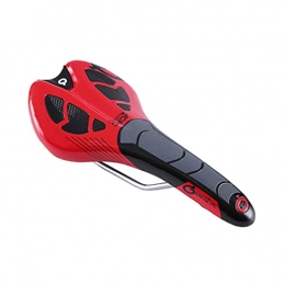 Sdvklly Spares Sdvklly Bike Seat Cycling Saddle Triathlon Racing Mtb Road Bike Seat Comfortable Bicycle Men Front Cushion Riding Parts (Color : Red)