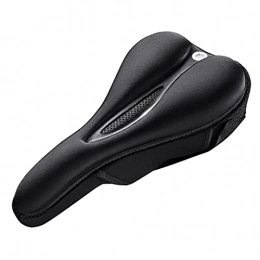 Seat cover Mountain Bike Seat seat cover Mountain Bike Bicycle Seat Cushion Saddle Thickened Outdoor Cycling (Color : Black, Size : 10.24 * 5.51 inch)