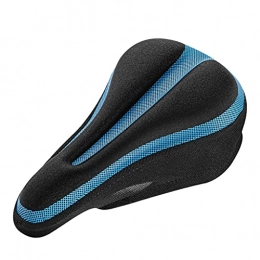 Seat cover Mountain Bike Seat seat cover Mountain Bike Bicycle Seat Cushion Saddle Thickened Outdoor Cycling (Color : Blue, Size : 11.02 * 6.69inch)