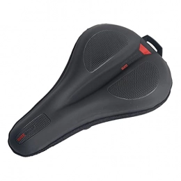 Seat cover Mountain Bike Seat seat cover Mountain Bike Bicycle Seat Cushion Saddle Thickened Outdoor Cycling (Color : Red, Size : 11.02 * 7.09 inch)