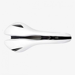 Security Accessory Spares Security Accessory Soft Bike Saddles Lightweight Bicycle Carbon Saddle Road Bike Seat Cycling Full Carbon Fiber Saddle for Men Race Bicycle Saddle Parts (Color : White black)