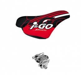 ONOGAL Mountain Bike Seat Selle Bassano I-GO ergonomic children's adjustable bicycle seat with screw 3962rj, Red.