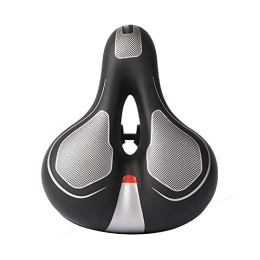 SFSHP Spares SFSHP Bicycle Big Butt Saddle, Outdoor Mountain Bike Accessories, Cycling Equipment Bicycle Seat, Silver