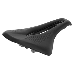 Shipenophy Spares Shipenophy Bicycle Hollow Saddle, Wear‑resistant Hollow Design Mountain Bike Saddle with Microfiber Leather for Most Bicycle for Cycling