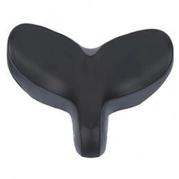 Semiter Spares Shock Absorption Black Durable and Practical Fine Workmanship Bicycle Saddle, Mountain Bike Seat, for Ordinary Bicycles Cycling Accessory