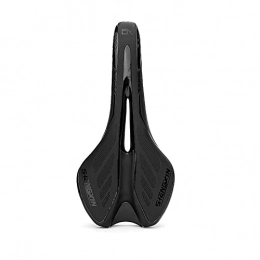 SIY Spares SIY Comfortable Shock Absorption Riding Saddle Elastic Mountain Hollow Bicycle Seat Cushion Cycling Accessories (Color : Black)